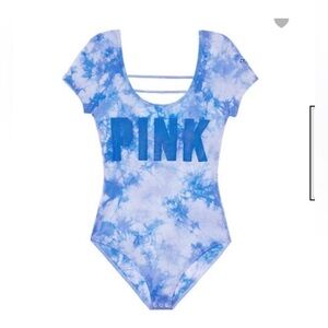🇺🇸 NEW VS PINK STRAPPY BACK BODYSUIT 🇺🇸 sz L